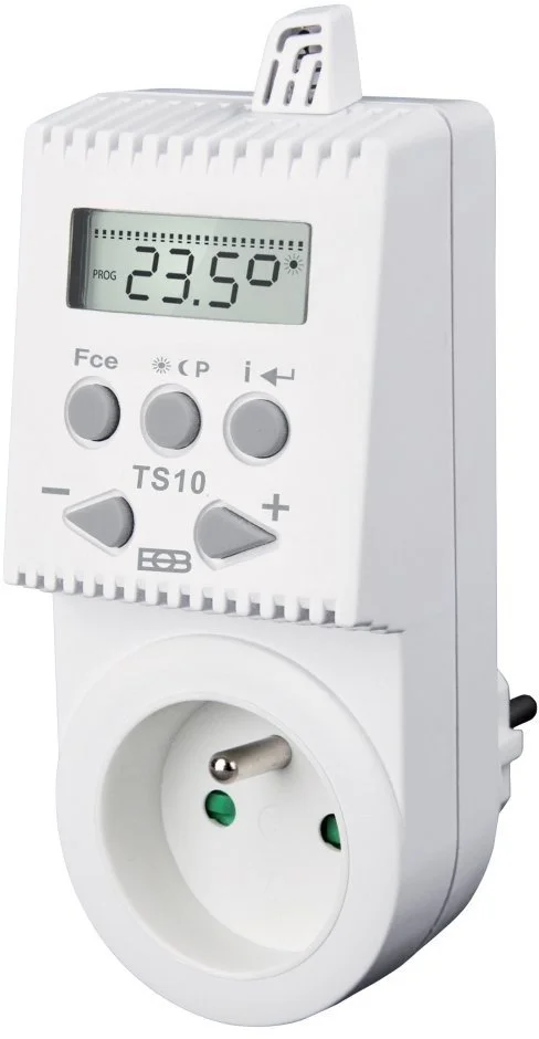 ELEKTROBOCK teplotně spínaná zásuvka TS10 programovatelná