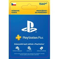 Elektronická peňaženka PlayStation Store CZ - kredit 1560 Kč
