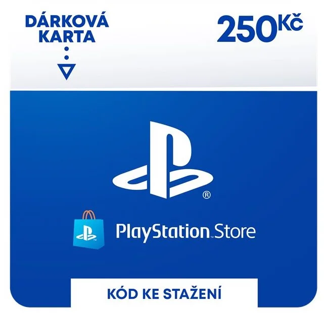 Elektronická peňaženka PlayStation Store CZ - kredit 250 Kč