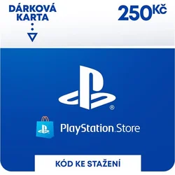 Elektronická peňaženka PlayStation Store CZ - kredit 250 Kč