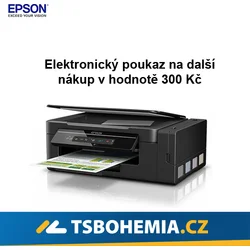Elektronická poukážka v hodnote 300 Kč na nákup na TSBOHEMIA.CZ