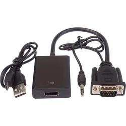Elektronický prevodník VGA+audio na HDMI FULL HD 1080p