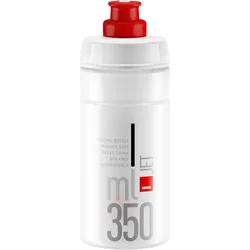 ELITE láhev JET 22'  čirá/červené logo, 350 ml