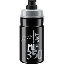 ELITE láhev JET 23' černá/šedé logo 350 ml o66 mm