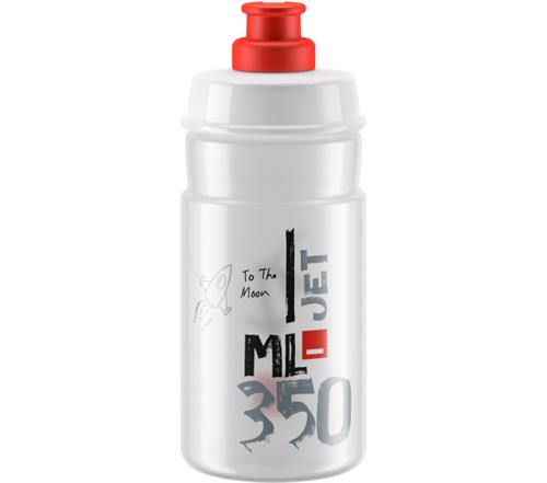 ELITE láhev JET 23' čirá/červené logo 350 ml o66 mm