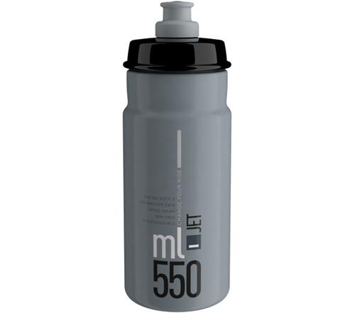 ELITE láhev JET 23' šedá/černé logo 550 ml