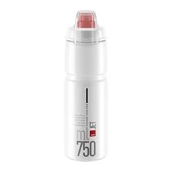 ELITE láhev JET PLUS 24'  čirá/červené logo, 750 ml