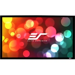 ELITE SCREENS 150" (373,6 cm)/ 16:9/ 186,9 x 331,9 cm/ Zisk 1,1/ Čierny rám 6 cm