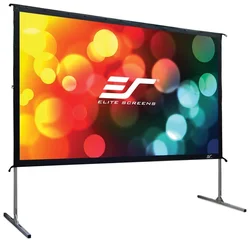 ELITE SCREENS mobilné exteriérové plátno na statíve 120" (304,8 cm)/ 16:9/ 149,4 x 265,7 cm/ hliník/ predná a zadná projekcia