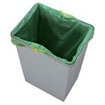 Elletipi Plastový kôš s držadlami Kryt SMALL, 6 l, sivý, 28 x 15 x 22,5 cm