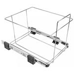 Elletipi Vestavný odpadkový koš ECOFIL - výsuvný, s rámem, 35+35 l