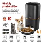 EMOS GoSmart dávkovač krmiva Pet Care, 4 l, černý, Wi-Fi