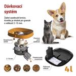 EMOS GoSmart dávkovač krmiva Pet Care, 4 l, černý, Wi-Fi