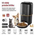 EMOS GoSmart dávkovač krmiva Pet Care, 4 l, čierny, Wi-Fi