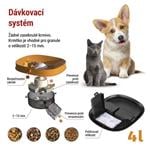 EMOS GoSmart dávkovač krmiva Pet Care, 4 l, čierny, Wi-Fi