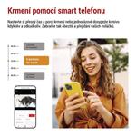 EMOS GoSmart dávkovač krmiva Pet Care s kamerou, 4 l, černý, Wi-Fi