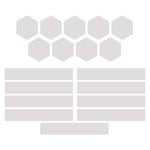 EMOS GoSmart LED svietidlo Lines, biele, 1555249000
