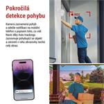 EMOS GoSmart Venkovní bateriová kamera IP-1200 WASP s WiFi a solárním panelem