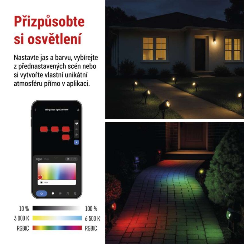 EMOS GoSmart venkovní LED bodové světlo 1454194000