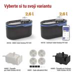 EMOS GoSmart vodní fontána Pet Care, 2,6 l, šedá, Wi-Fi