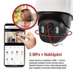 EMOS GoSmart Vonkajšia batériová kamera IP-1200 WASP s WiFi a solárnym panelom