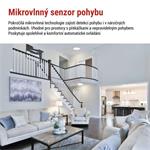 EMOS LED přisazené svítidlo TIVI, A CLASS, MW sensor, kruhové bílé 12,5W, IP44, neutrální bílá