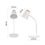 EMOS LED stolní lampa TARA, bílá