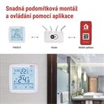 EMOS Podlahový programovatelný drátový WiFi GoSmart termostat P56S01F