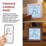 EMOS Pokojový programovatelný bezdrátový WiFi GoSmart termostat P56S11