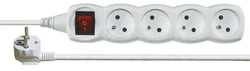 EMOS Prodlužovací kabel s vypínačem 4 zásuvky 7m, bílý 1902140700 - Kabely + redukce