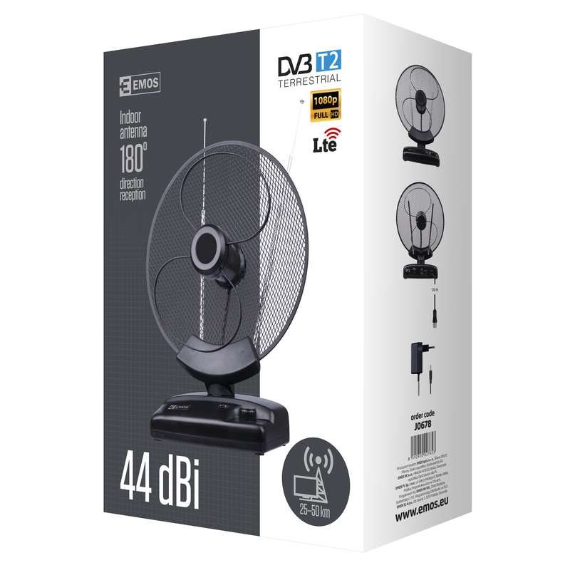 EMOS UVR-AV022 izbová anténa 44 dBi LTE/4G filter