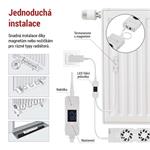 Emos ventilátor pod radiátor DUO biely