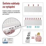 Emos ventilátor pod radiátor TRIO, bílý