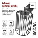 EMOS Zahradní nástěnné svítidlo SALVIA 1554000000