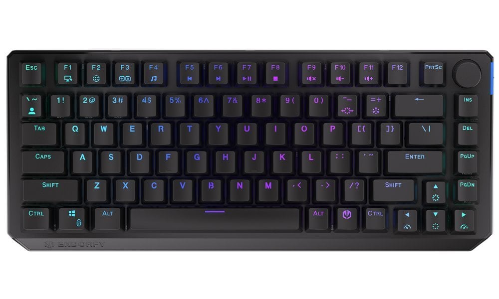 Endorfy Thock 75% Wireless Black, CZ/SK layout