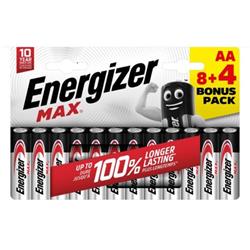 Energizer Alkaline Power - Tužka AA 8+4 zdarma