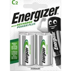 Energizer Nabíjecí baterie - C / HR14 - 2500 mAh POWER PLUS DUO, 2 ks