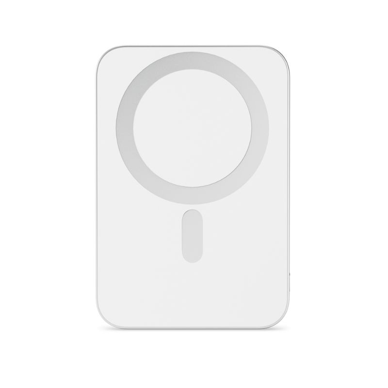 Epico 3000mAh Aluminium Magnetic Wireless Power Bank - stříbrná