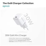 Epico 30W GaN mini nabíječka - bílá