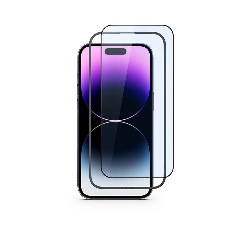 Epico Edge to Edge Glass - 2 pack with installation frame iPhone 15