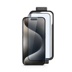 Epico Edge to Edge Glass - 2 pack with installation frame iPhone 15 Pro Max