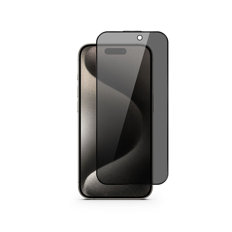 Epico Edge to Edge Privacy Glass IM iPhone 15 Pro Max - s aplikátorom