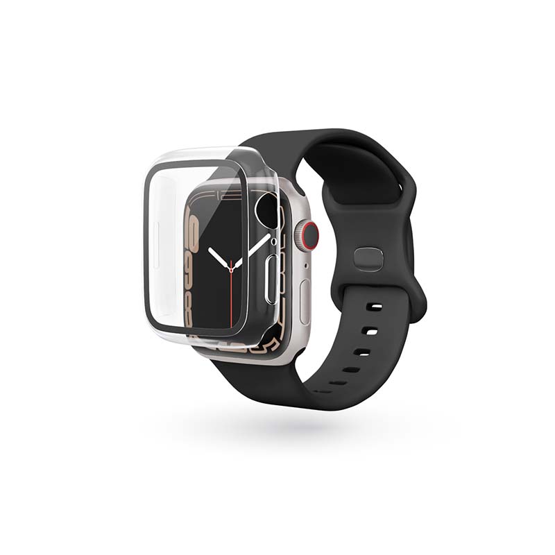 EPICO GLASS CASE APPLE WATCH 7/8 (41 mm) - transparentné