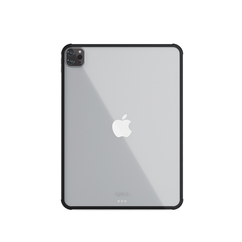 Epico Hero Case iPad Pro 12,9" (3.-6. generácia)/Air 13" (M2-M4) - priehľadný/čierny