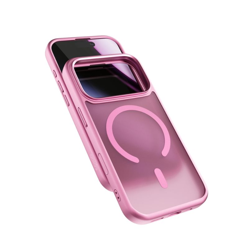 Epico HeroMatte Pro Mag+ Case | iPhone 17 Pro | ružová | kompatibilné s Qi2 a MagSafe | ochrana krížových úchytov a ostrova fotoaparátu