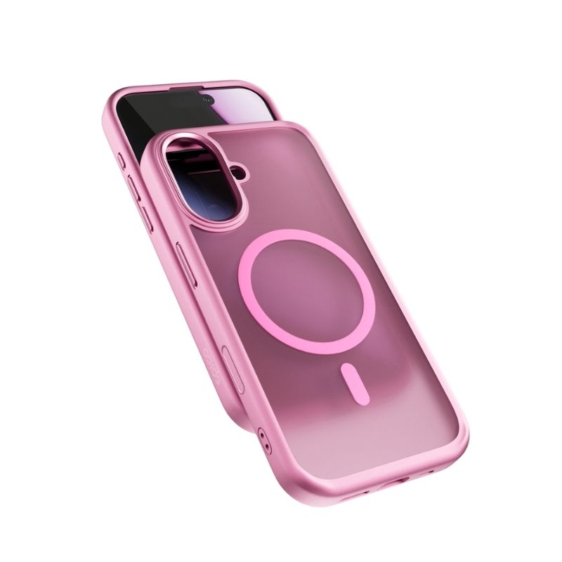 Epico HeroMatte Pro Mag+ Case | iPhone 17 | ružová | kompatibilné s Qi2 a MagSafe | celý kruh