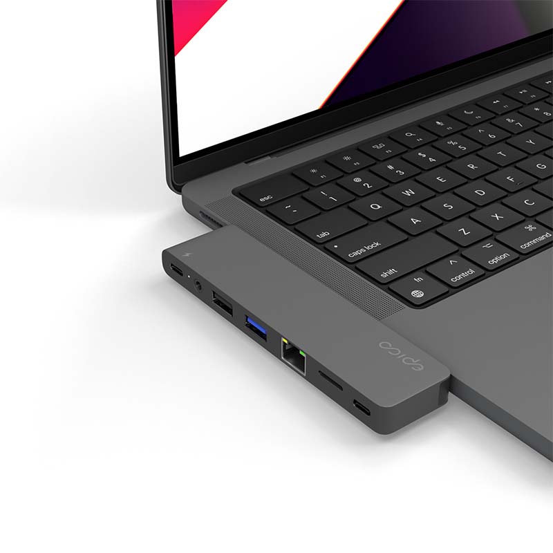 Epico Hub Pro III s rozhraním USB-C pro notebooky a tablety - vesmírně šedý