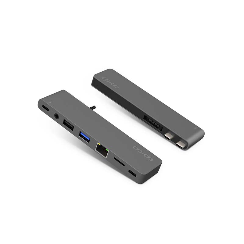 Epico Hub Pro III s rozhraním USB-C pro notebooky a tablety - vesmírně šedý