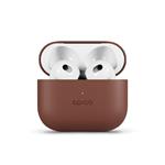Epico Leather Case Airpods 4 - hnědá