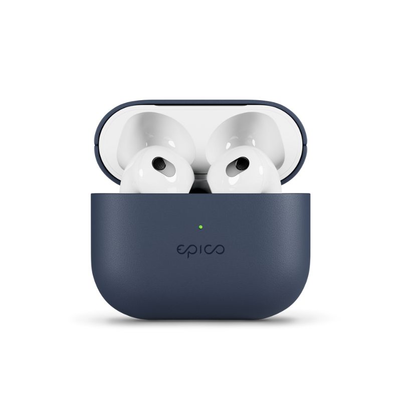 Epico Leather Case Airpods 4 - modrá